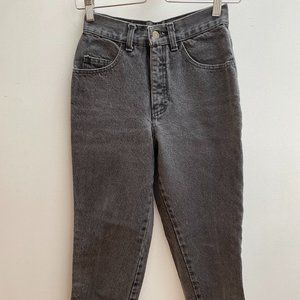 Vintage Black High Waisted Denim Jeans